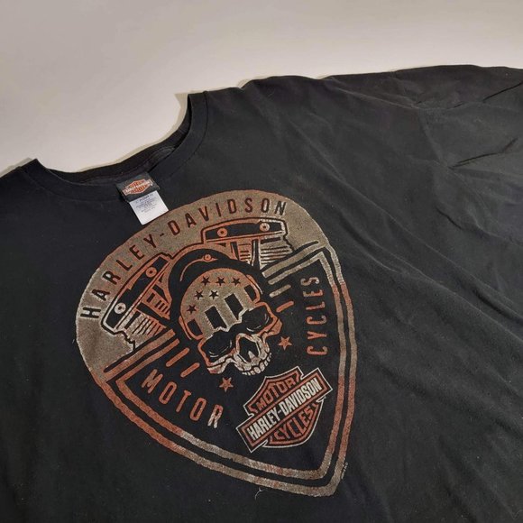 Rare Harley Davidson Inside Passage Skull Engine Shirt 4XL - Picture 3 of 3